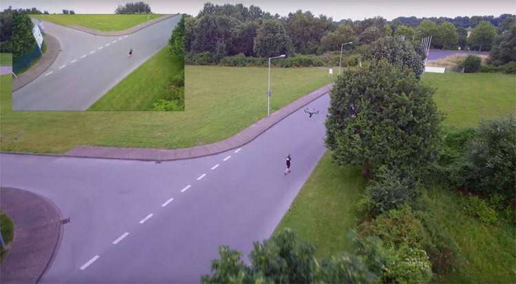 Yuneec Typhoon H ontwijksysteem testen Yuneec Typhoon H ontwijksysteem testen