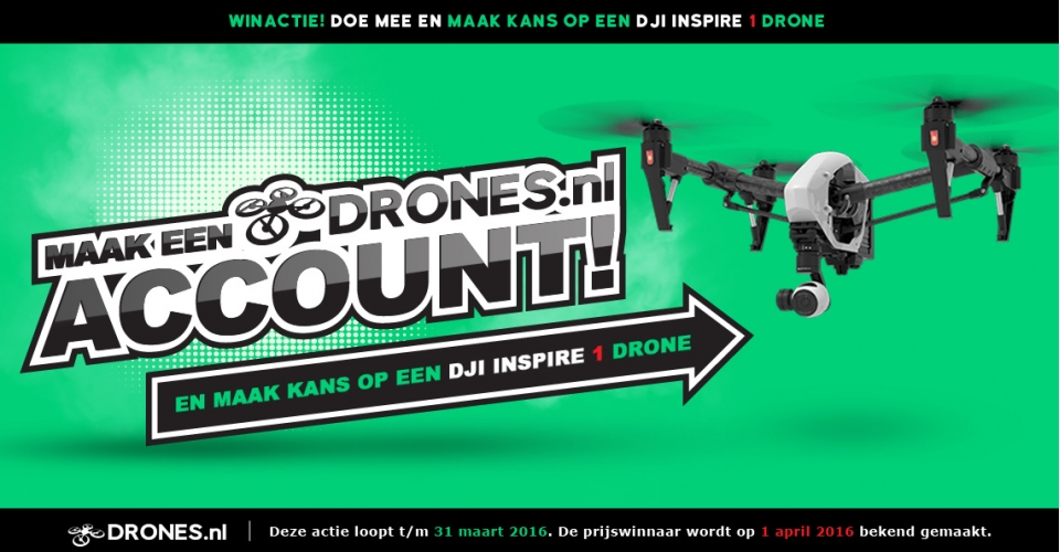 Win een DJI Inspire 1!