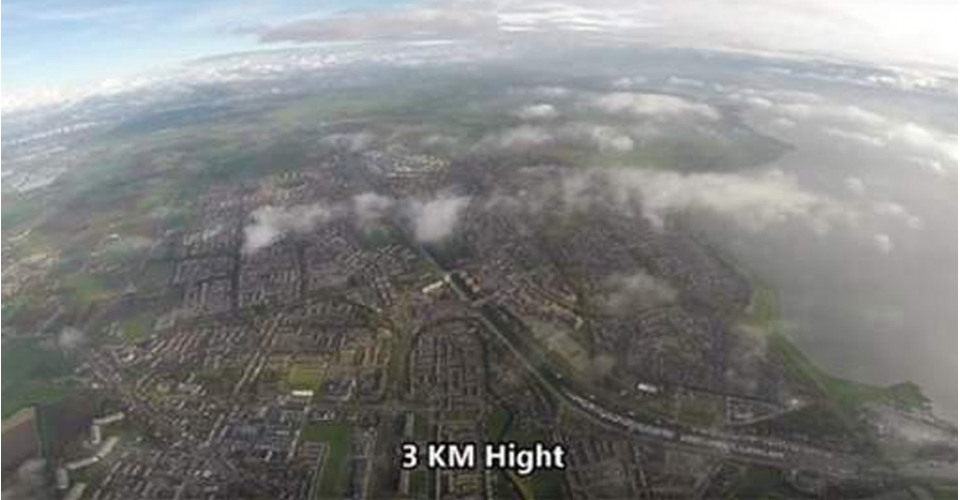 Mafkees vliegt met drone op 3400 meter hoogte