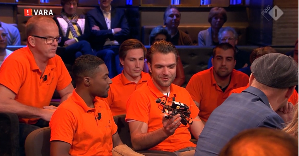 Super Quadcopter Gang te gast bij PAUW op NPO1