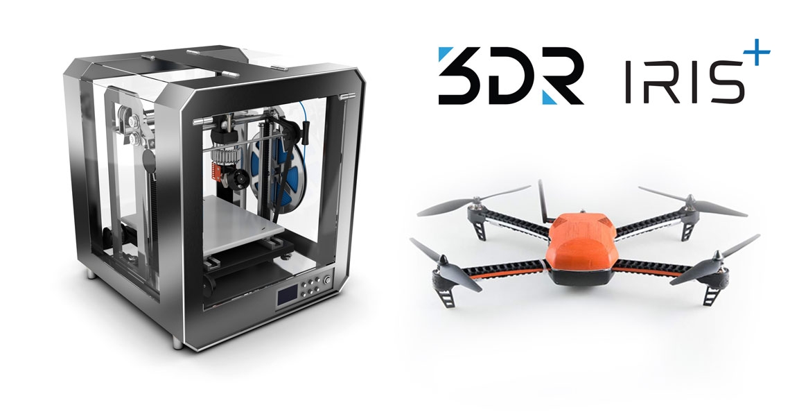 Print je eigen 3D Robotics IRIS+ drone