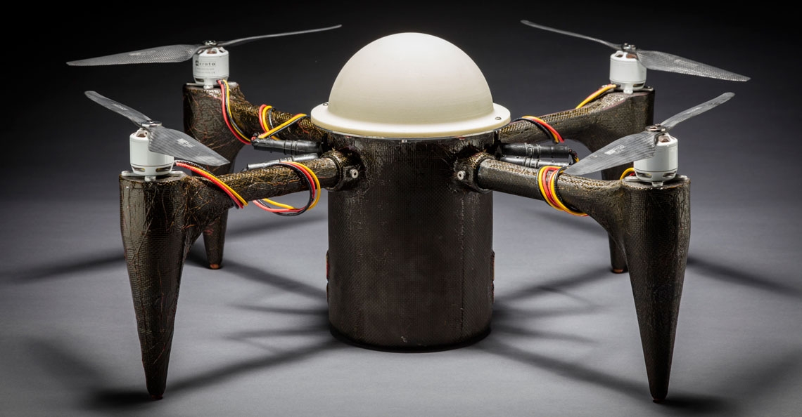 Onderzoekers bouwen drone die maandenlang onder water kan overleven
