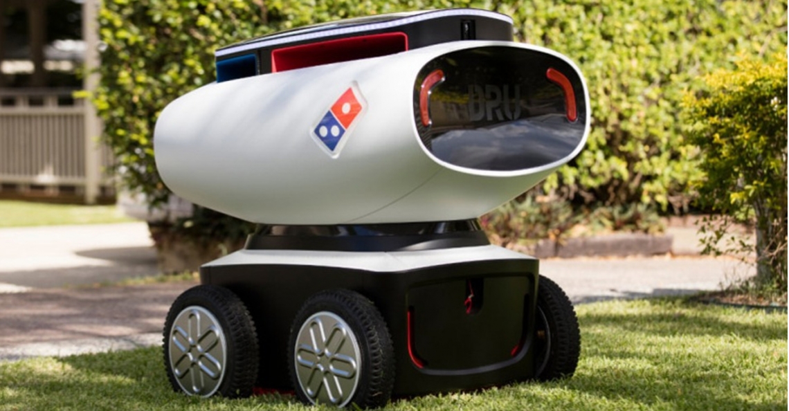 Domino's introduceert DRU: autonoom pizzabezorgvoertuig
