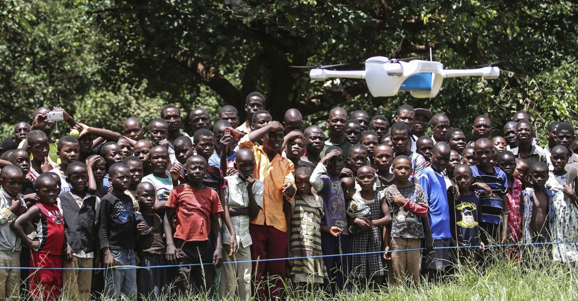 Malawi en UNICEF zetten drones in voor vroege diagnose HIV