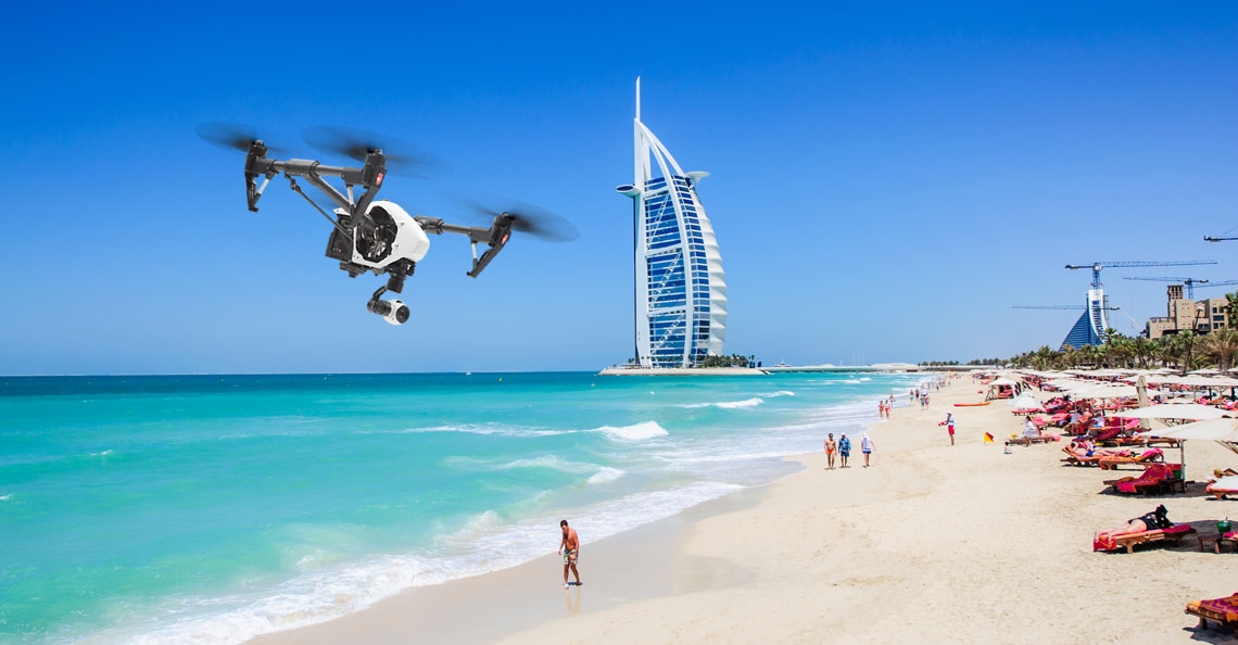 Dubai speurt met drones naar milieuvervuilers