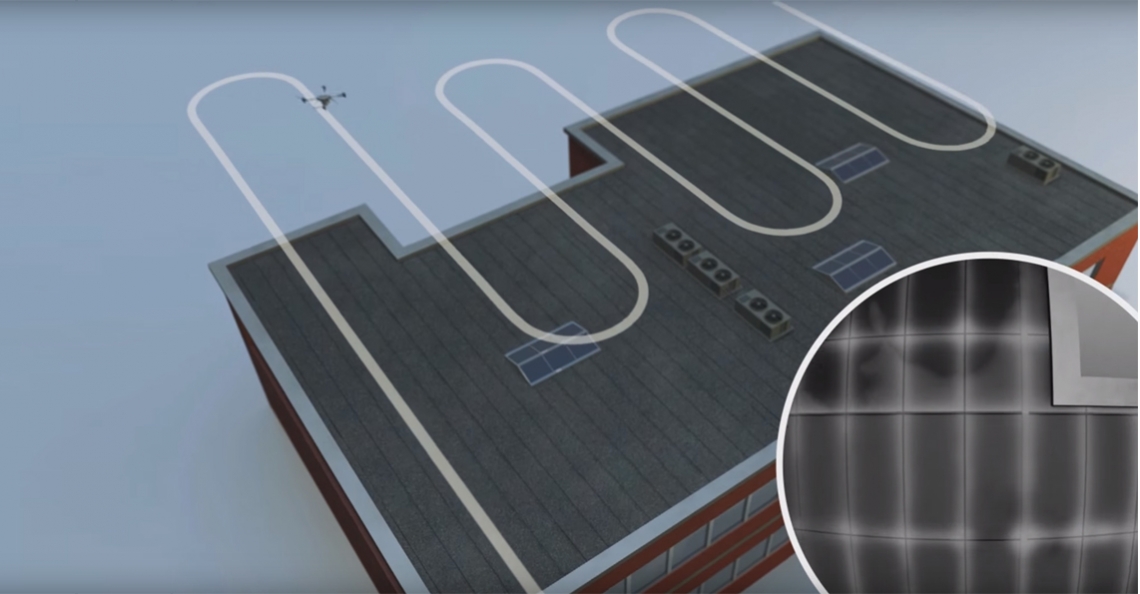 SkyBEAM laat drones autonoom gebouwen inspecteren