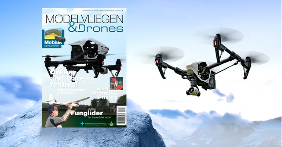 Modelvliegen & Drones magazine uitgave 2 nu in de winkel!