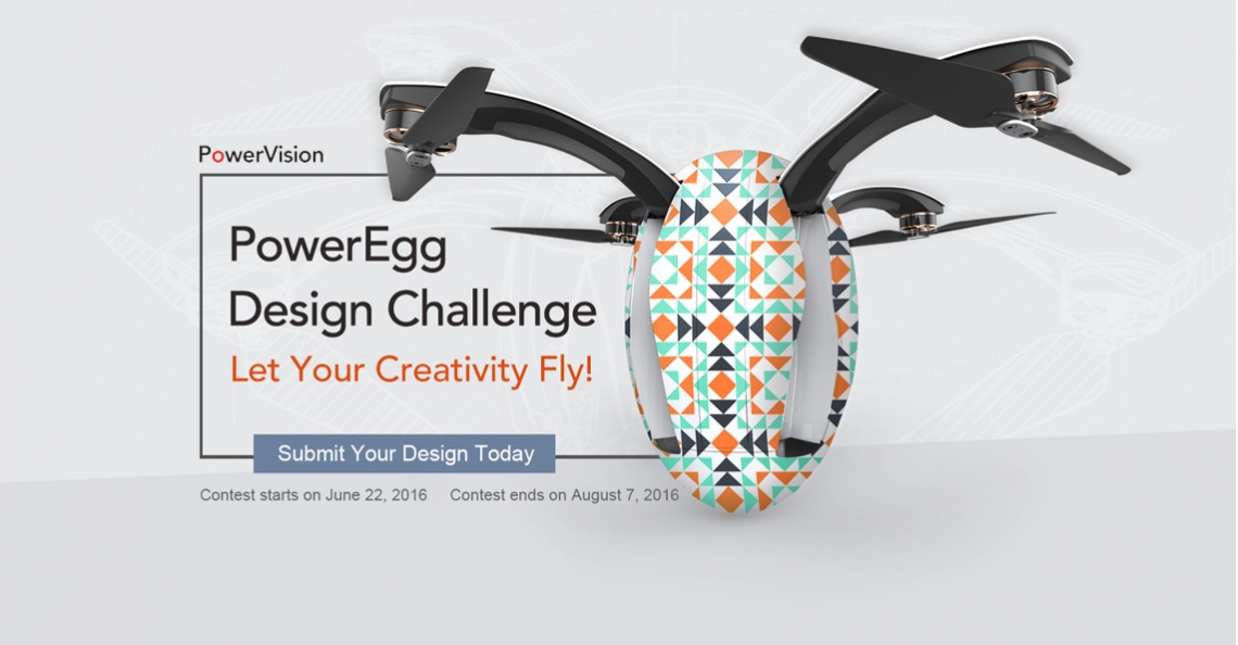 PowerVision lanceert PowerEgg Design Challenge