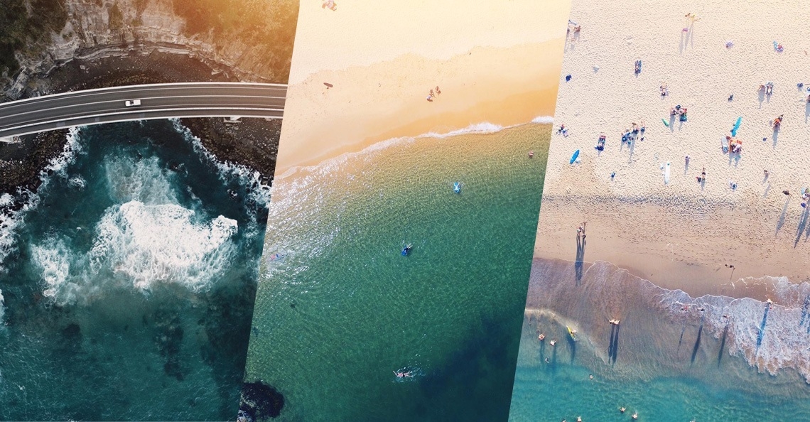 Spectaculaire drone foto's gemaakt in Australië