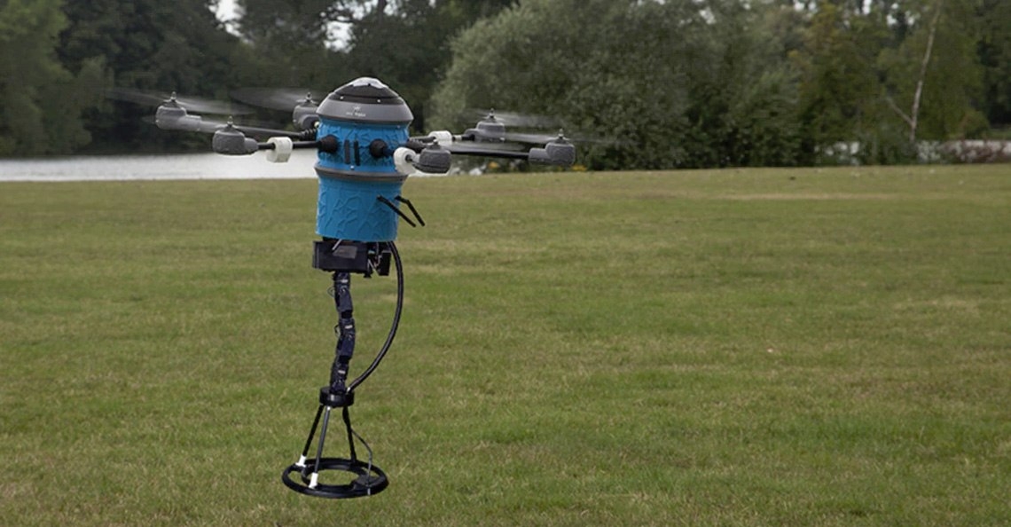 Mine Kafon drone ruimt alle mijnen wereldwijd binnen 10 jaar op