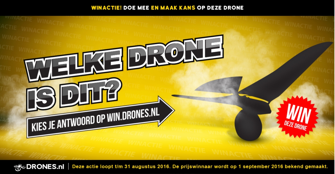 Raad welke drone je ziet en maak kans om hem te winnen!