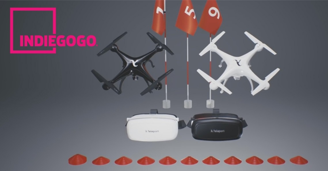 Drone racing game een succes op Indiegogo