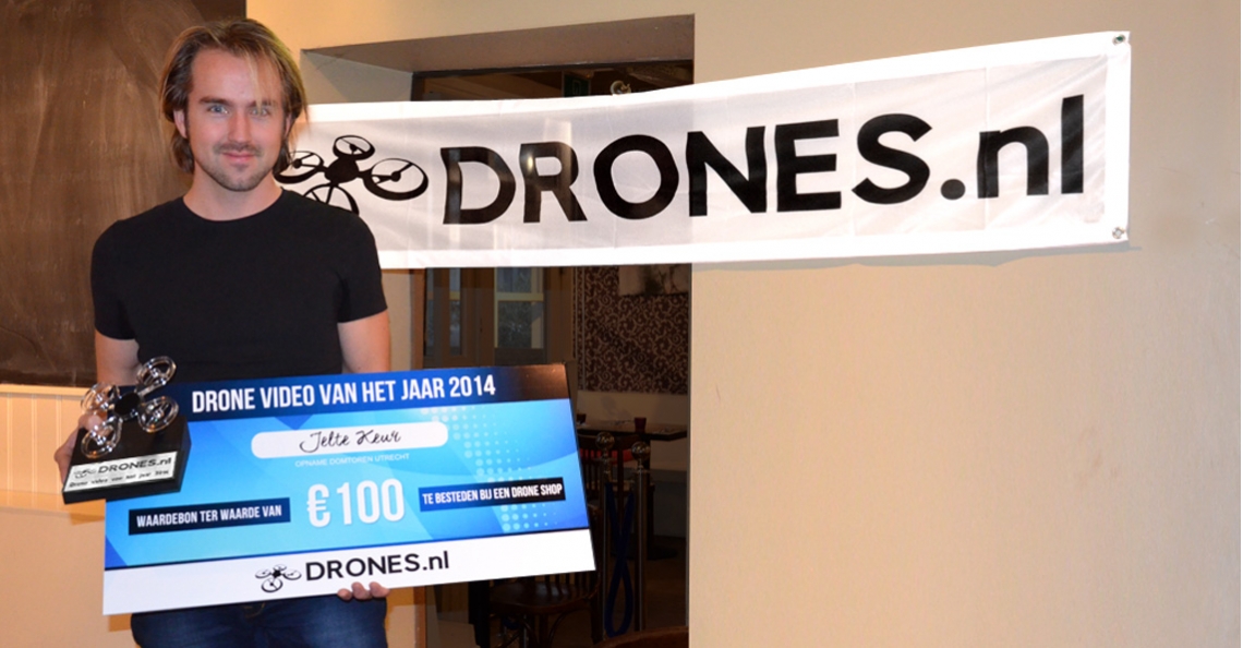 Jelte Keur winnaar Drone Video van het Jaar 2014