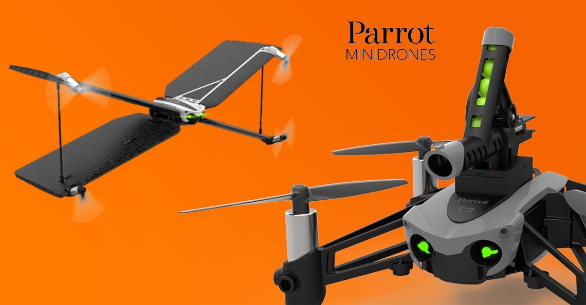 Parrot bevestigt nieuwe Minidrones en remote controller