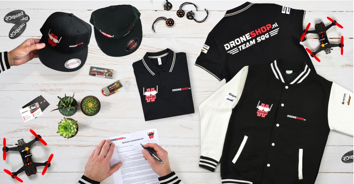 Droneshop.nl treedt aan als hoofdsponsor Team SQG