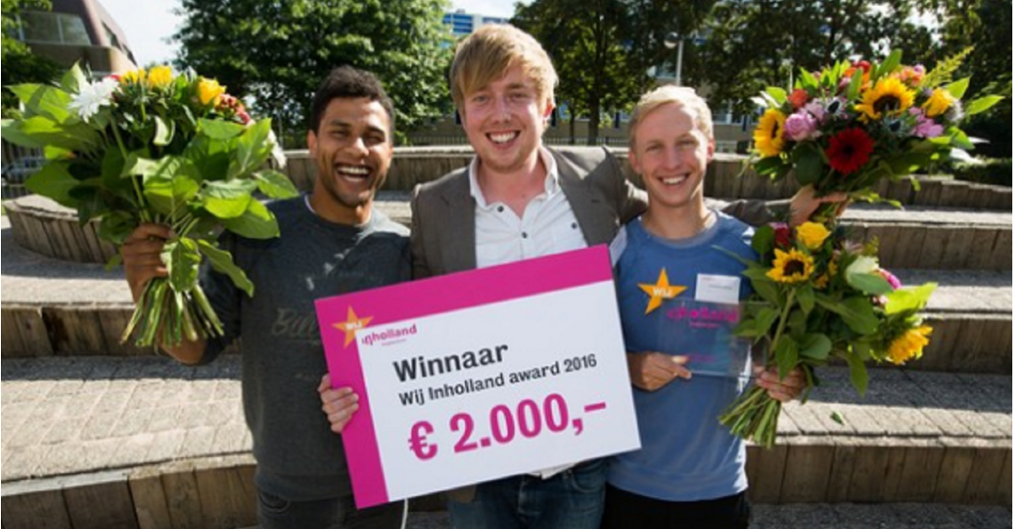 Delftse studenten slepen Inholland-award 2016 in de wacht