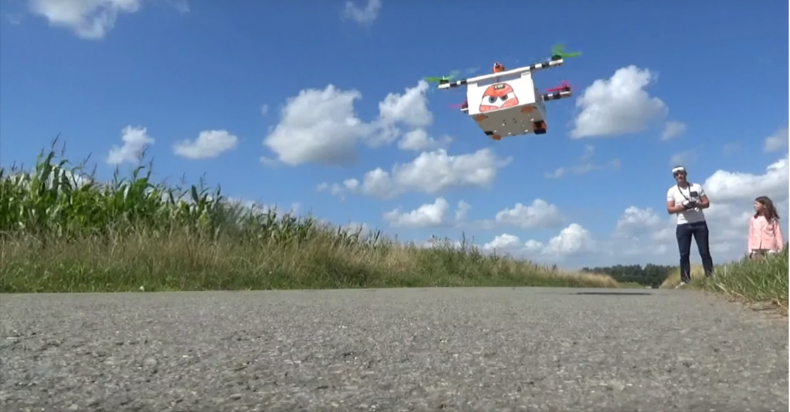 The Orange Crate drone heeft goedkoopste frame