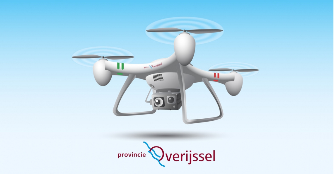 Provincie Overijssel experimenteert met drones voor toezicht en handhaving