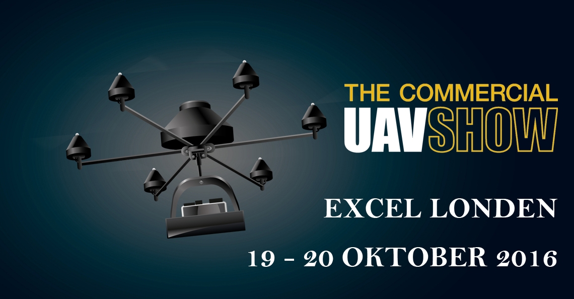 The Commercial UAV Show in Londen op 19 en 20 oktober 2016