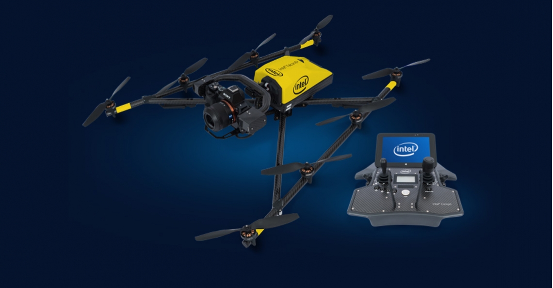 Intel doelt op commerciële markt met Falcon 8+ drone