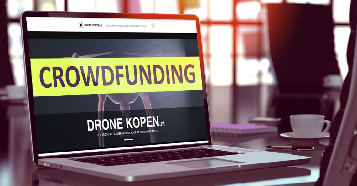 Webshop Dronekopen.nl start crowdfunding project