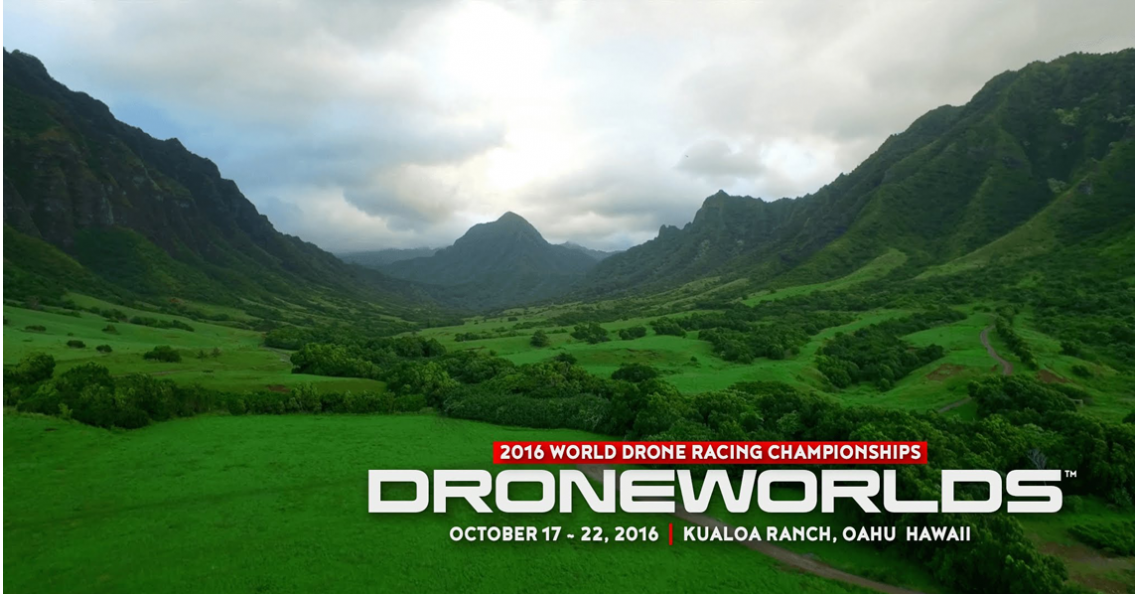 Dit weekend: 2016 World Drone Racing Championships in Hawaii