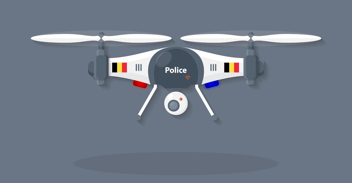 Belgische politie zet drones in bij zoektocht naar migranten Calais