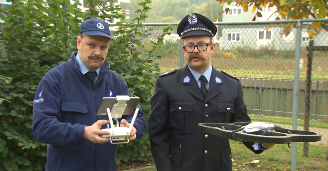 Zo zoekt de Belgische politie met drones naar migranten