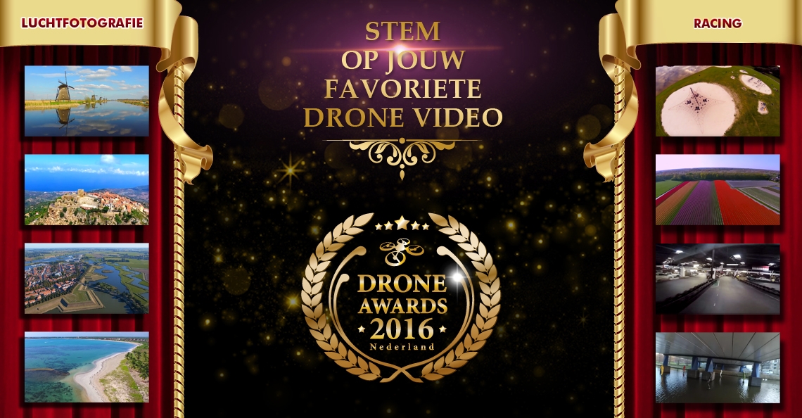 Nominaties Drone Awards 2016 bekend