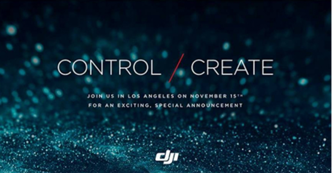 DJI presenteert mogelijk nieuwe Inspire 2 drone op 15 november