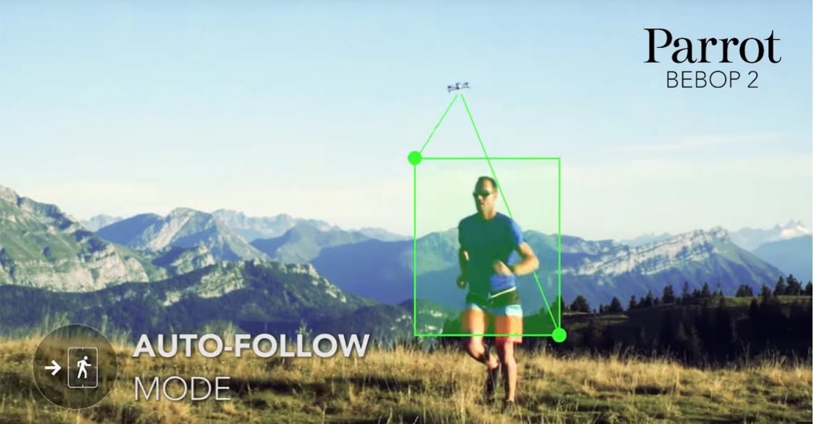 Parrot voegt volg-functies toe aan Bebop 2 drone