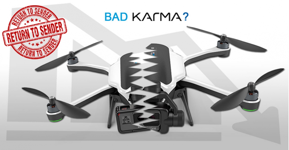 GoPro roept alle Karma drones terug