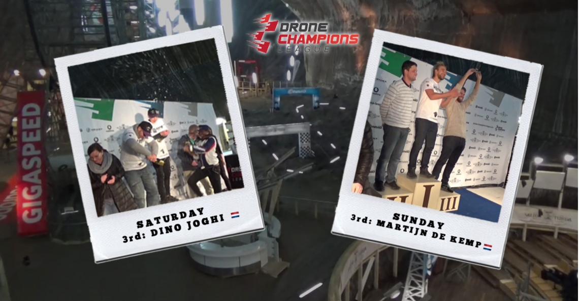 Dino Joghi en Martijn de Kemp pakken 3e plaats tijdens Drone Champions League 2016