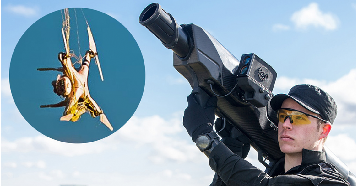 SkyWall bestrijdt ongewenste drones