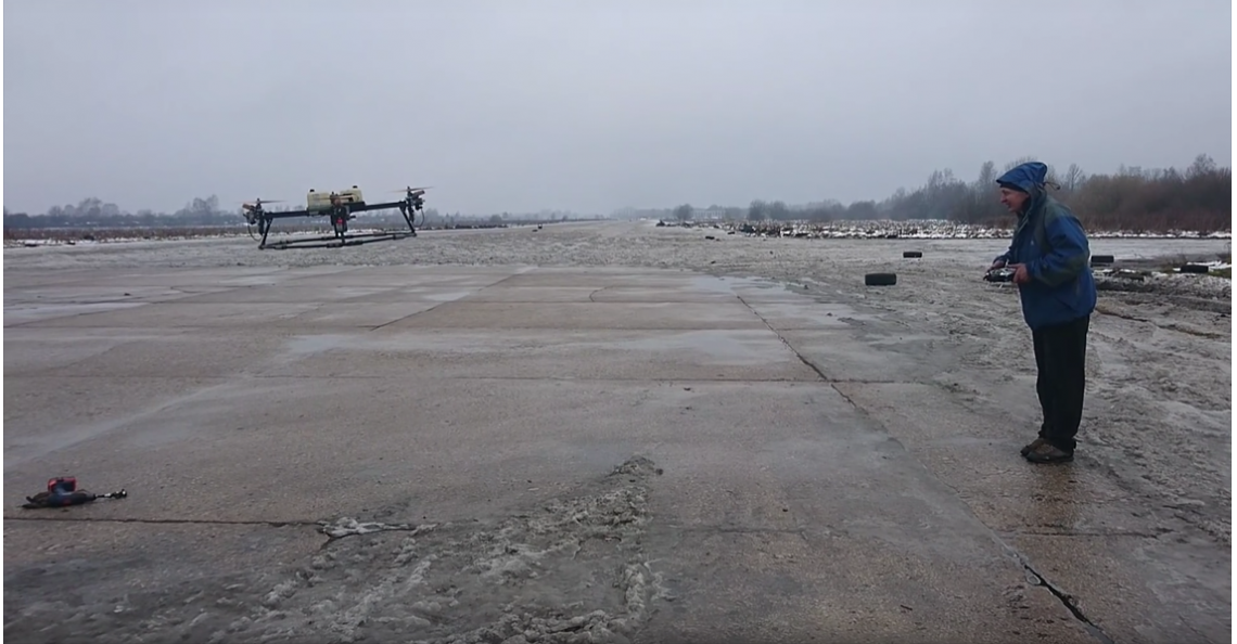 MMS Drone ontwikkelt drone die vliegt op benzine