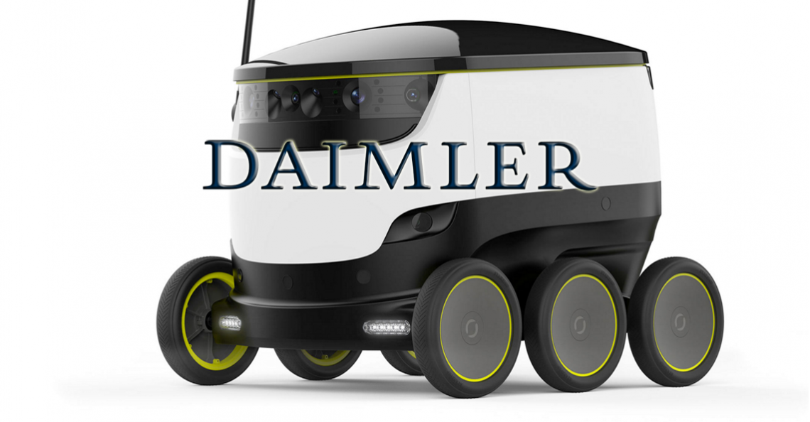 Daimler investeert $17.2 miljoen in rijdende bezorgdrones