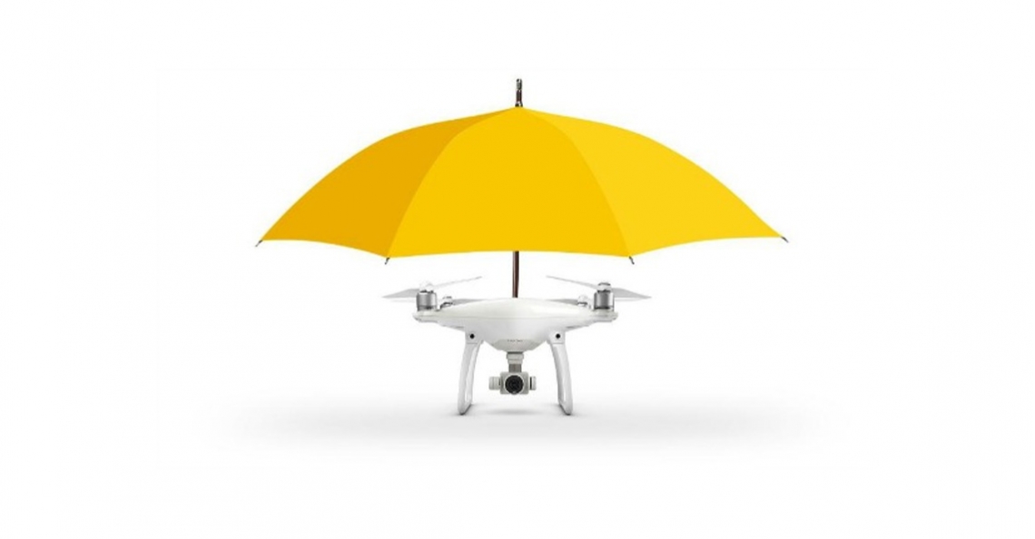 Drone paraplu: flauwe grap of echt de toekomst?