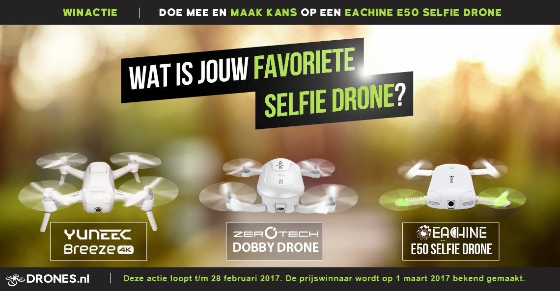 Winactie: Wat is jouw favoriete Selfie drone?