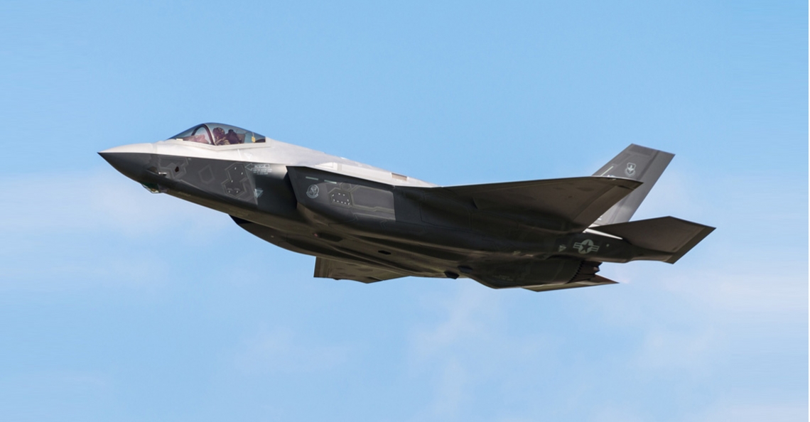 F-35 straaljager bestuurt drones