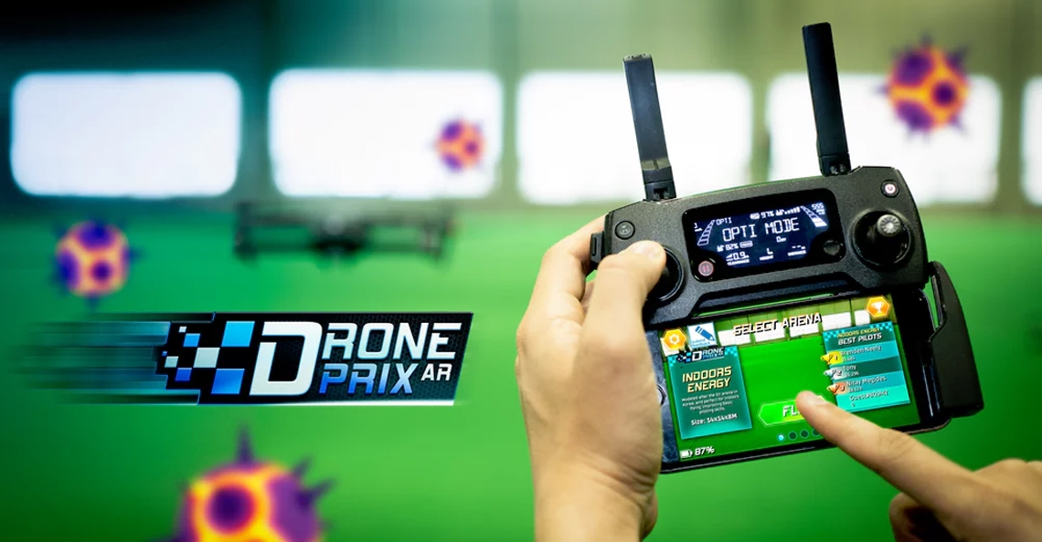 DronePrix Augmented Reality applicatie voor DJI drones