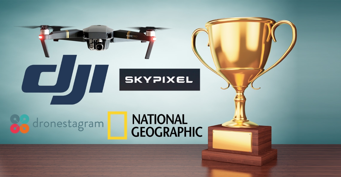 DJI en Dronestagram lanceren drone fotografie wedstrijden met prachtige prijzen