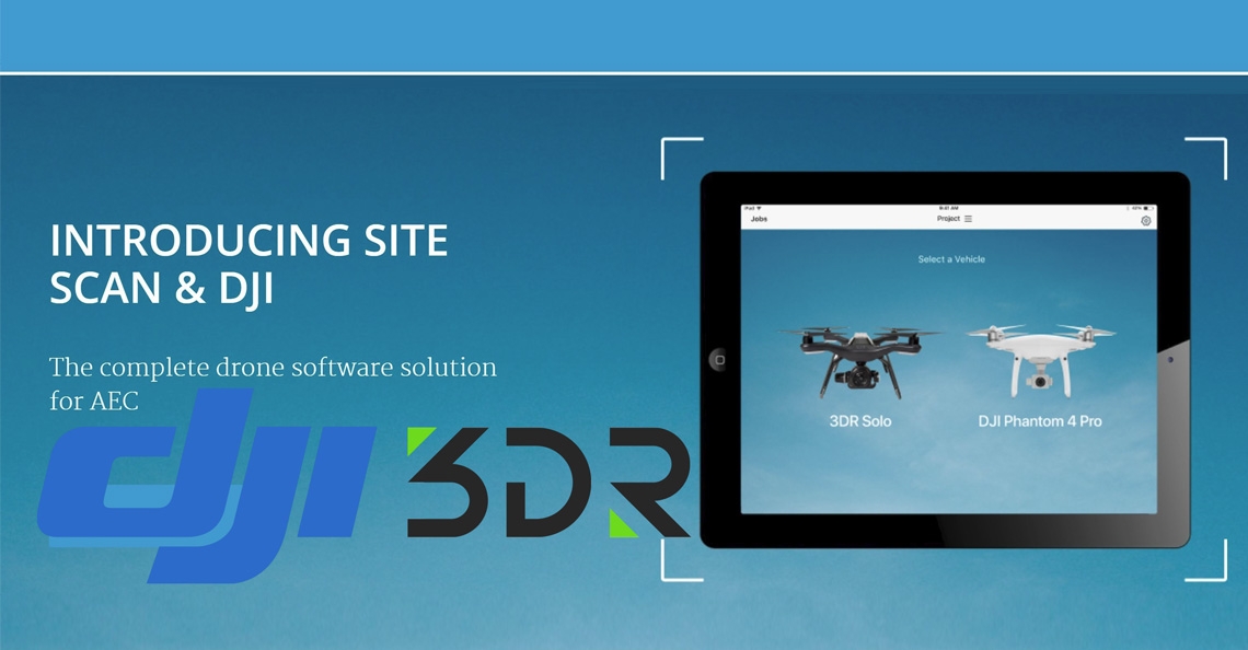 3DR stelt Site Scan software platform beschikbaar voor DJI drones