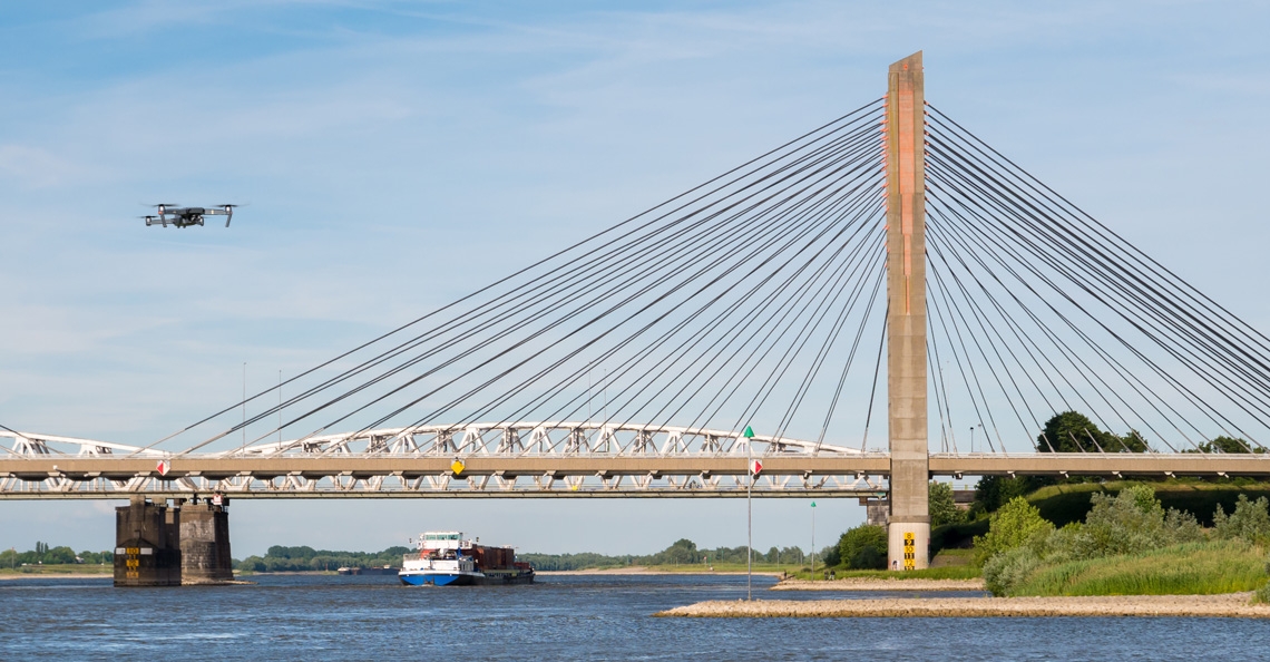 Provincie Gelderland zet drone in voor communicatieve doeleinden