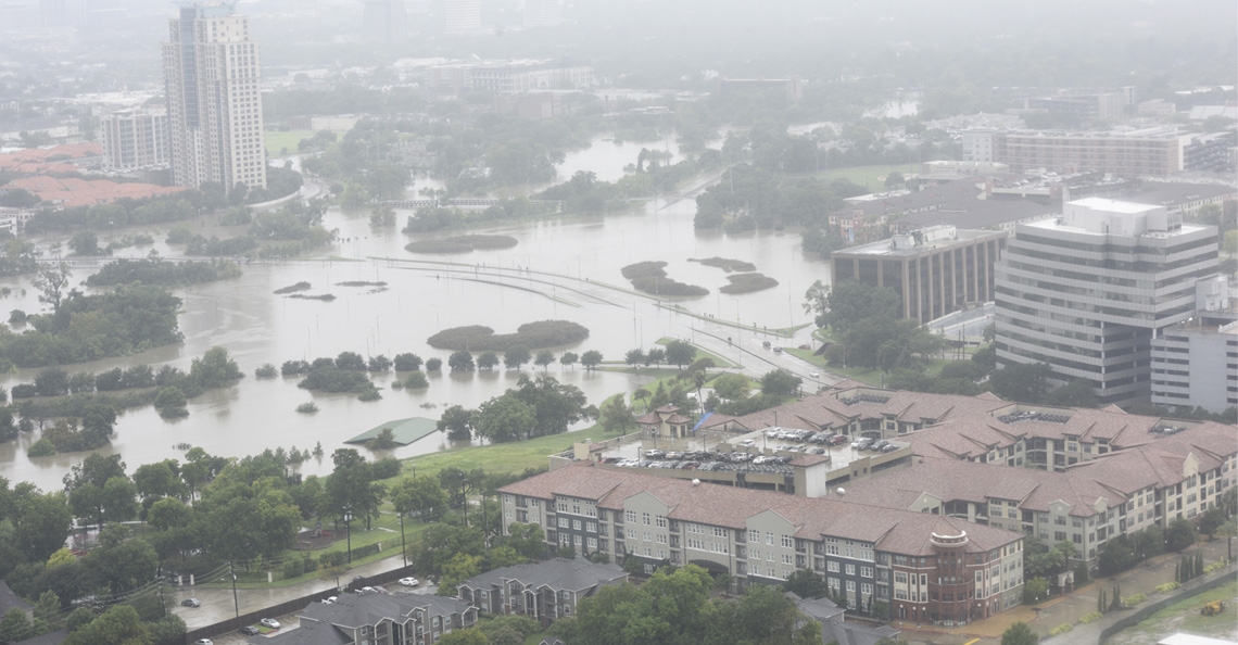 Amerikaans bedrijf zet drones in om hulpdiensten Houston te ondersteunen