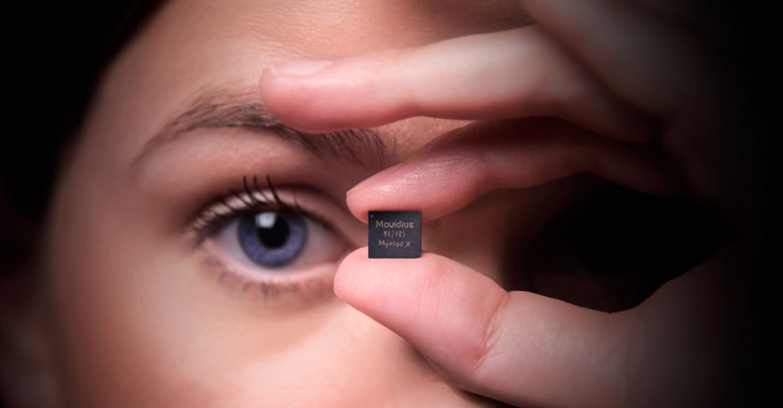 Intel onthult nieuwe Myriad X-chip voor drones en robots
