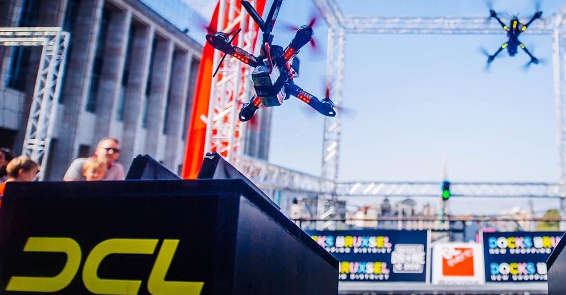Drone Champions League in Brussel trekt 22.000 bezoekers