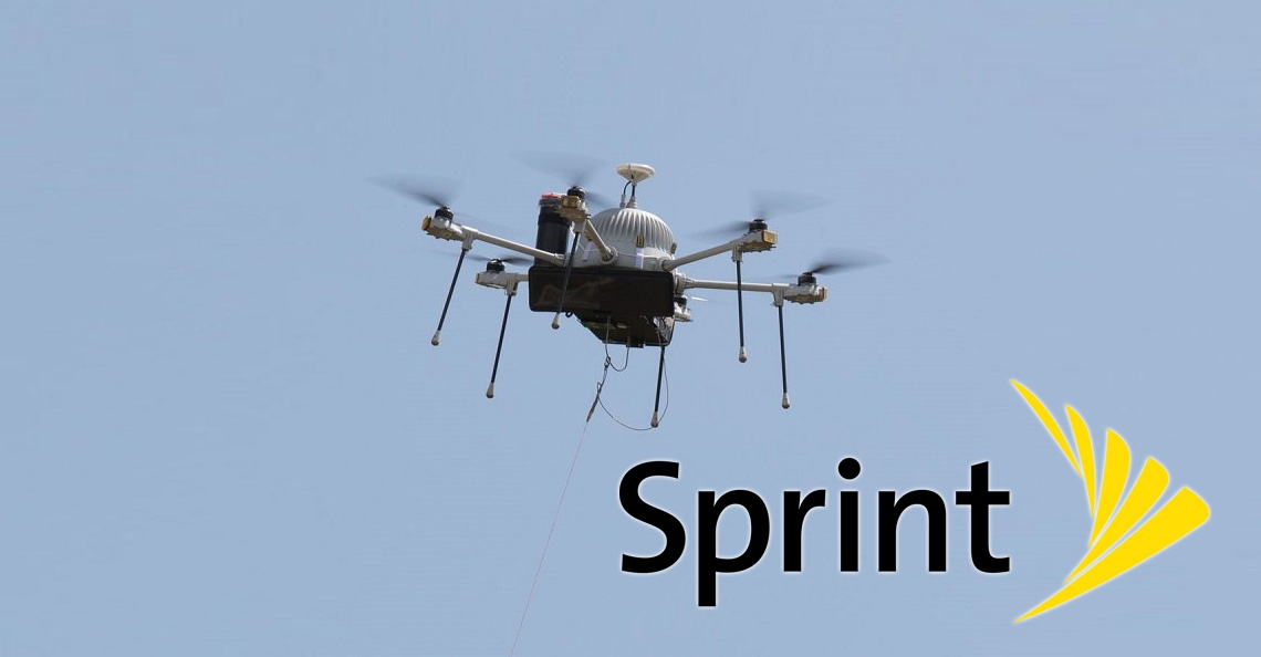 Sprint gebruikt drone om mobiele dekking te vergroten