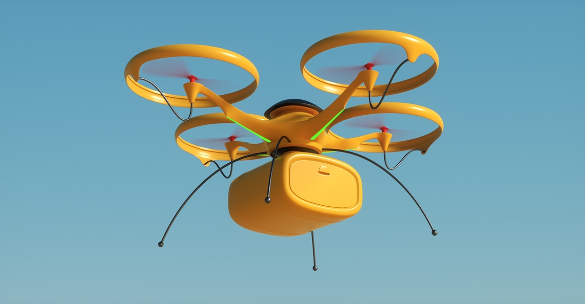 Proefvluchten met drones voor bezorging medicijnen op Schiermonnikoog