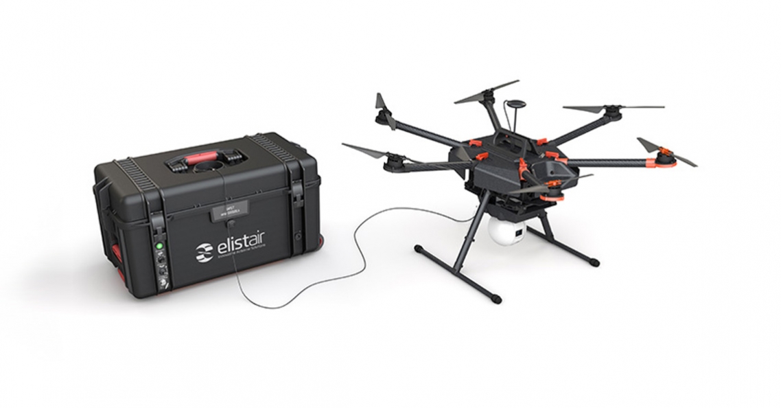 Vodafone test Elistair bekabeld drone systeem voor 4G dekking