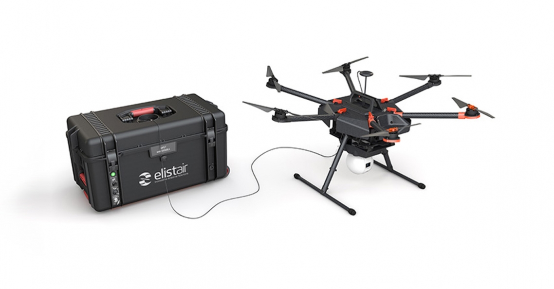 Vodafone test Elistair bekabeld drone systeem voor 4G dekking